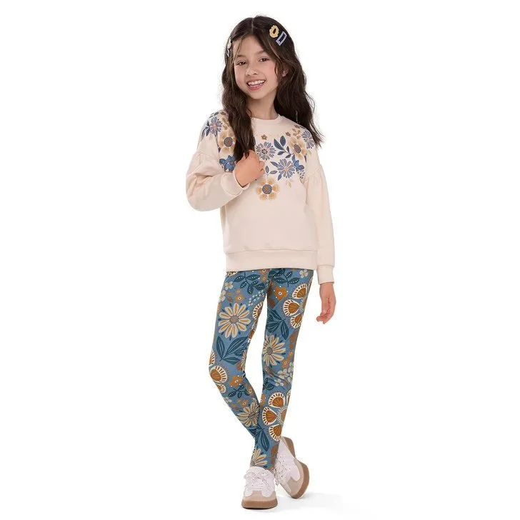 Conjunto Nanai Floral Bege - Nana - foto 1