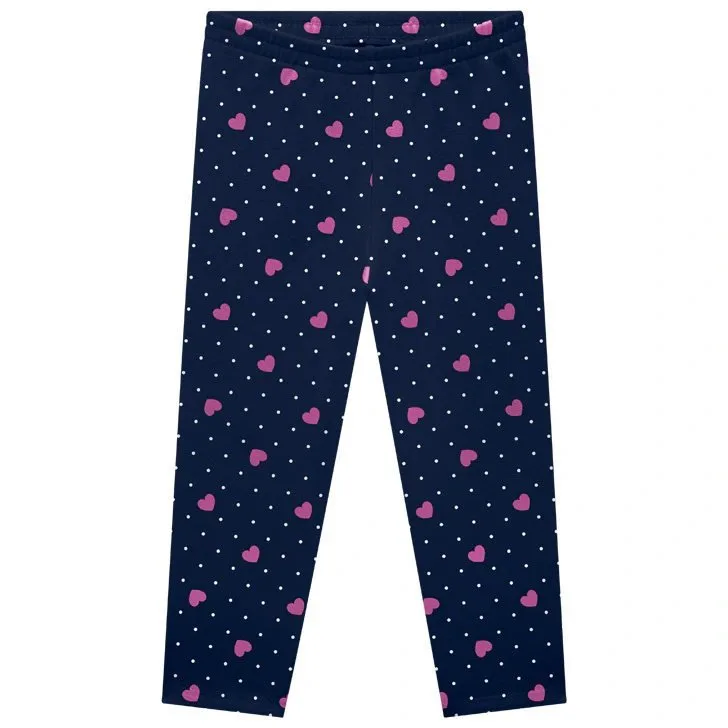 Legging Kyly Estampada Meia Estação - Marinho - foto 1