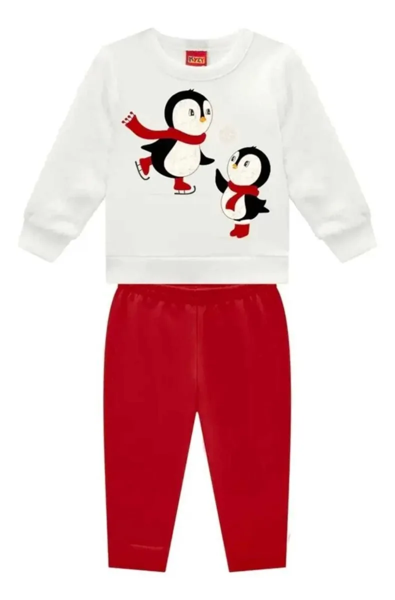 Conjunto Infantil Menina Pinguins - Kyly - foto 2
