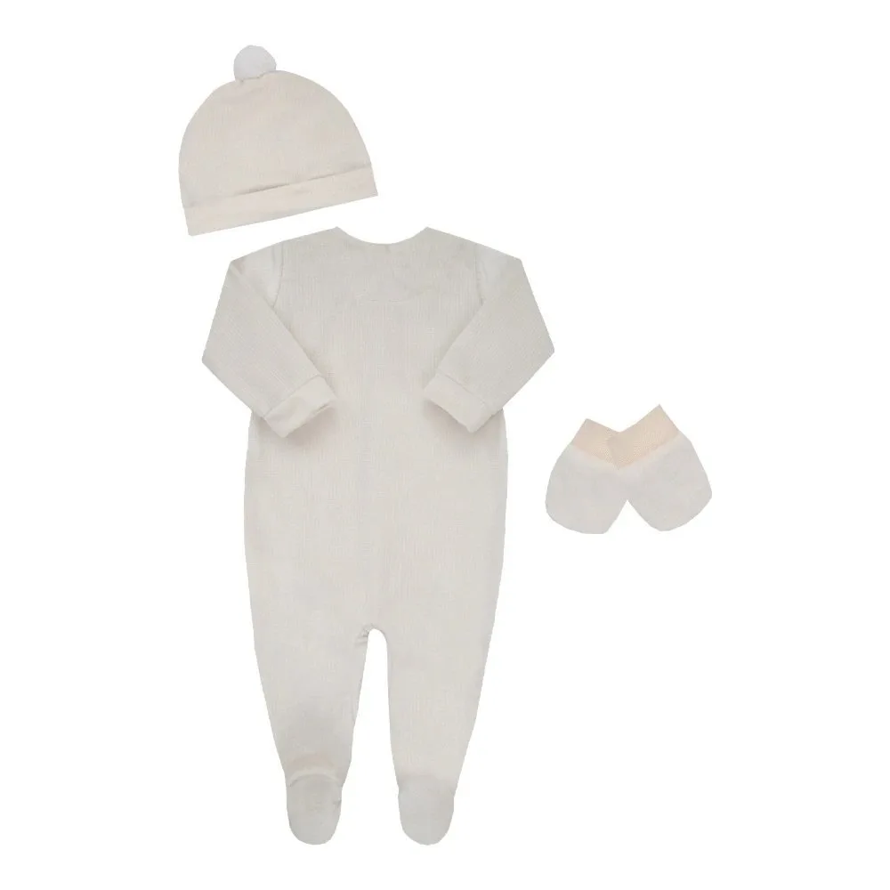 Macacão, Touca e Luvas Inverno Letut Plush Unissex kit presente - foto 4