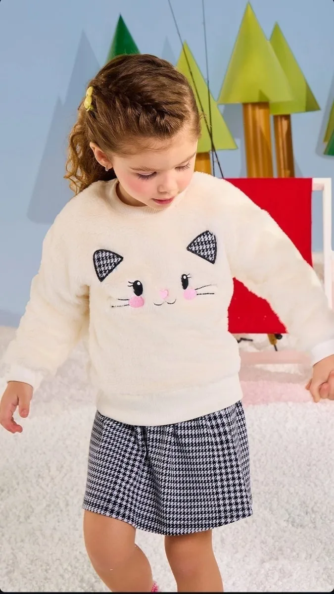 Conjunto Infantil Menina com Pelinhos Kyly - foto 6