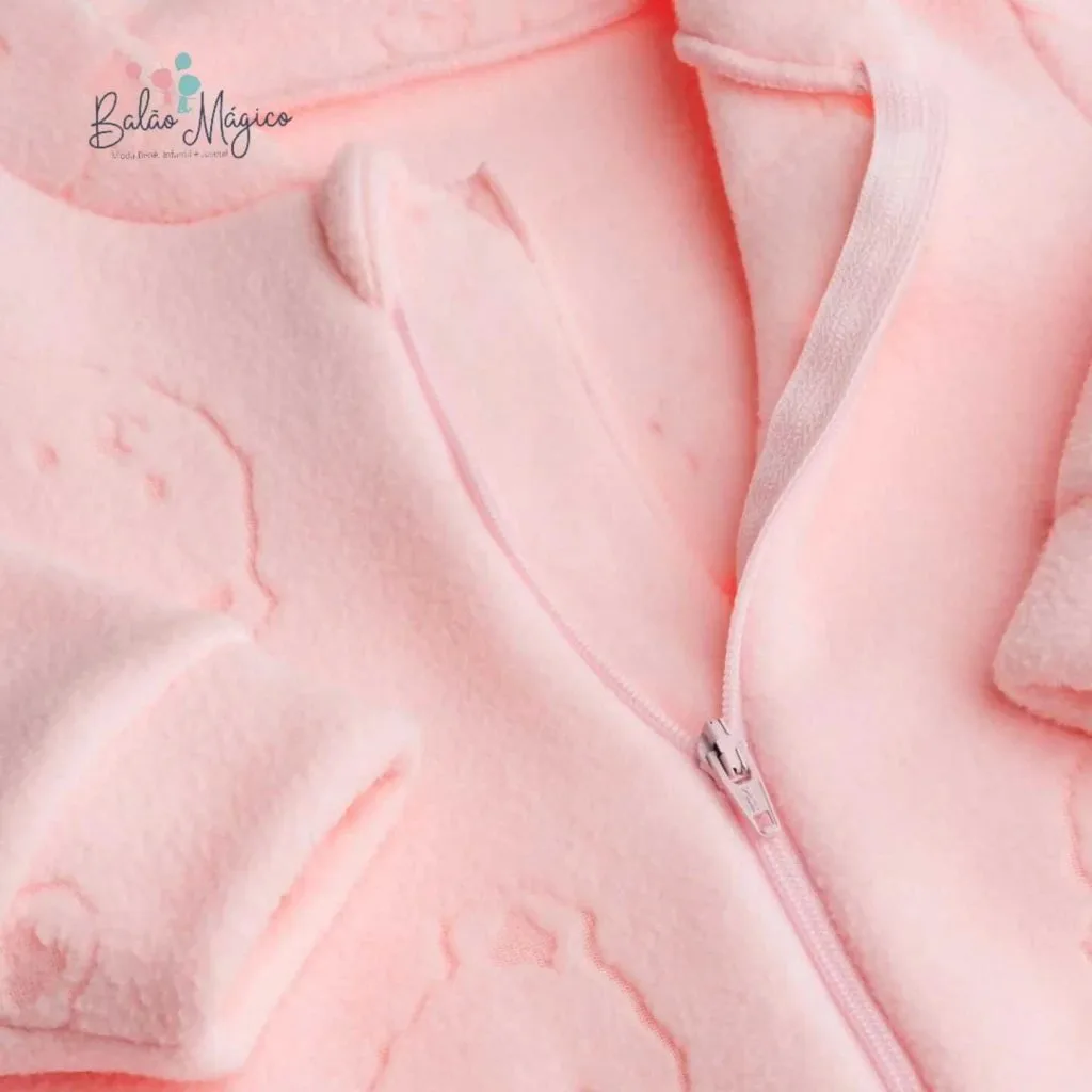 Saco de Dormir Soft Jacquard Térmico Pettenati- Dedeka - Rosa - foto 3
