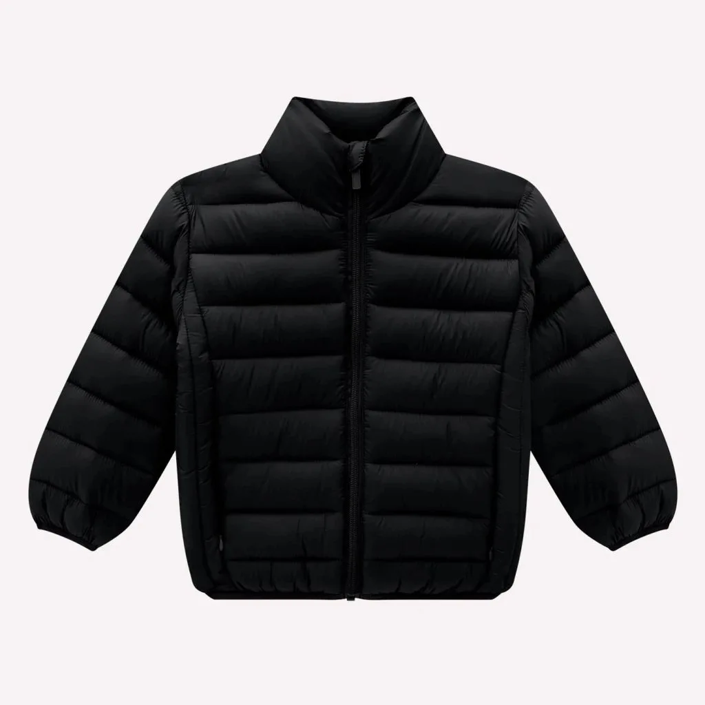 Jaqueta Infantil Unissex em Nylon Kyly - Preto - foto 1