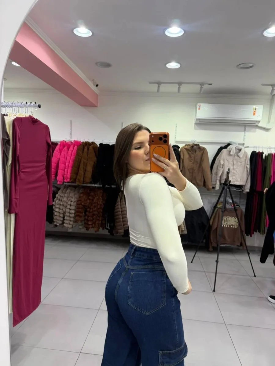 Body Poliamida Com Regulagem no Peito SKU Off White :543 - foto 2