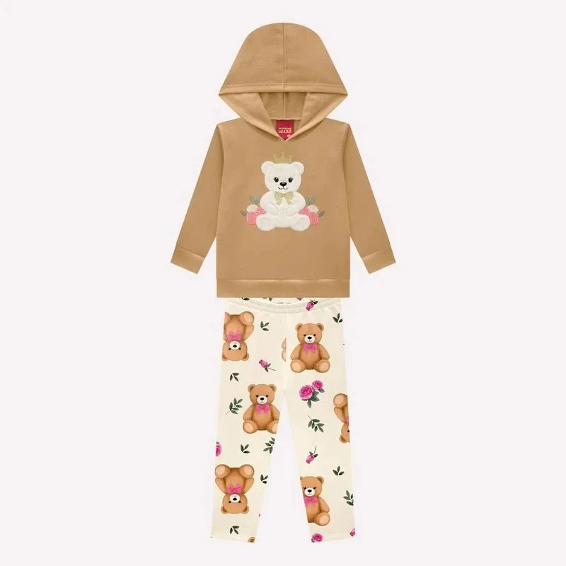 Conjunto Infantil Menina Princesa Ursa com Pelinhos Kyly - foto 2