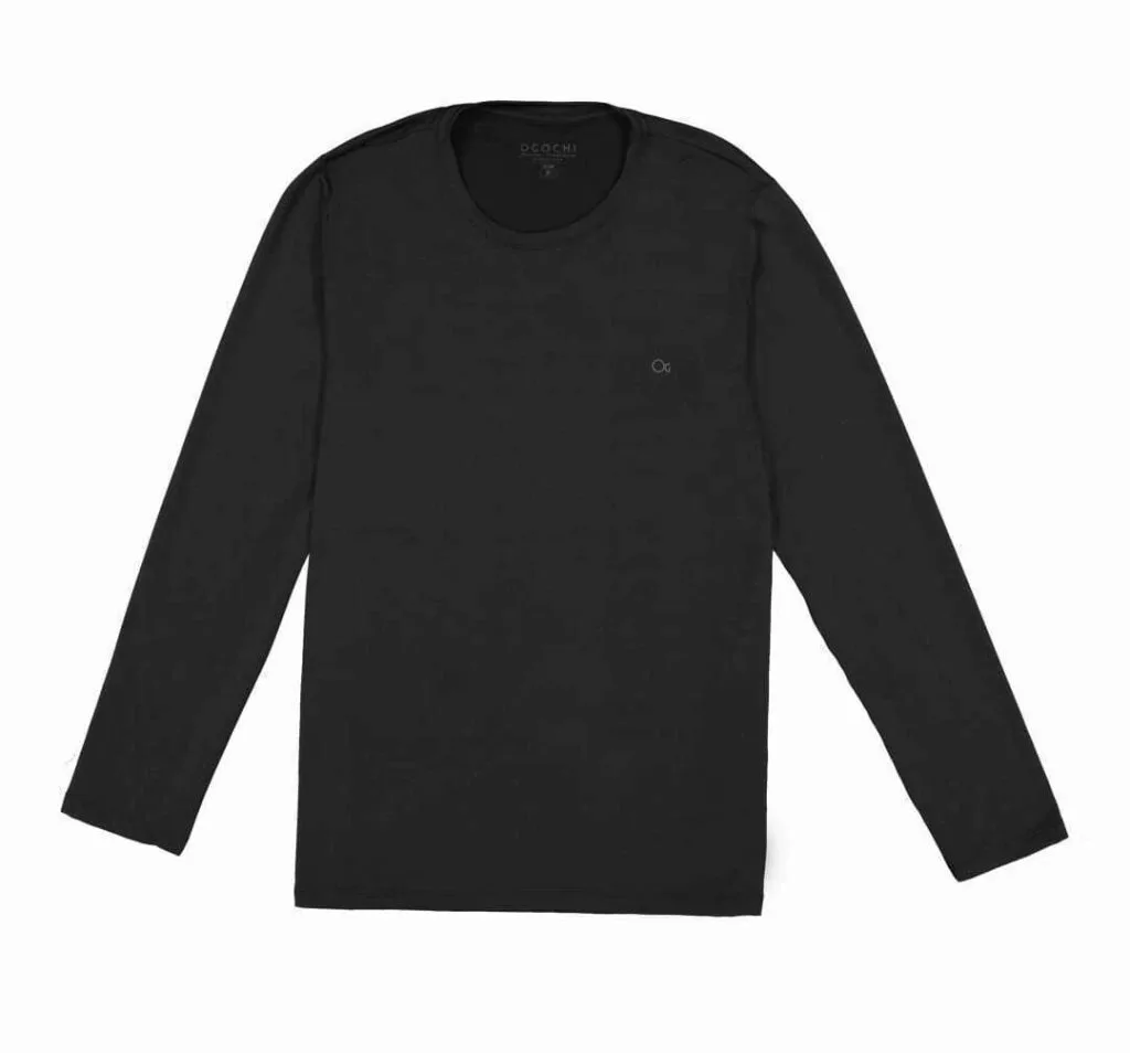 Camiseta Ogochi Proteção UV 45+ Manga Longa - Moda Praia - Preto - foto 2