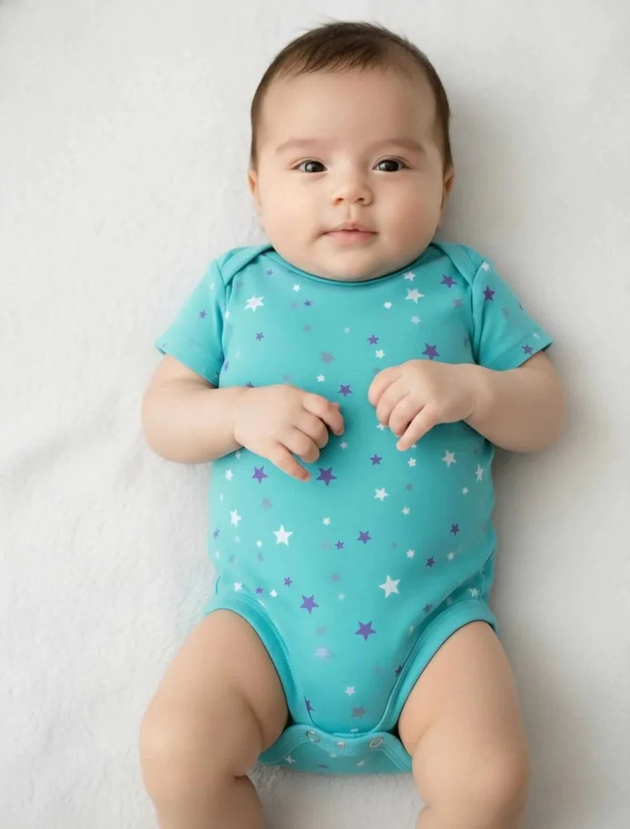 Body Brandili Estampado Menina - Verde Claro - foto 2