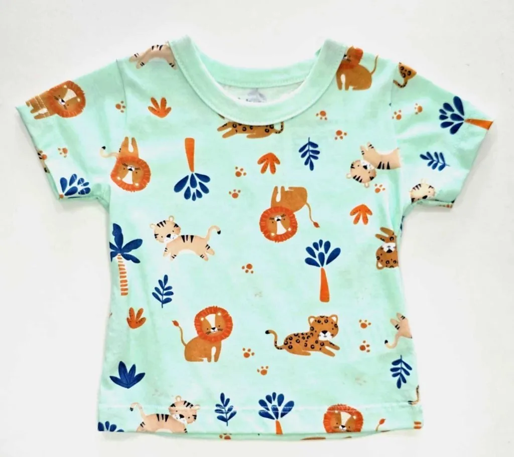 Conjunto Brandili Bebê Menino Camiseta e Macacão Curto Safari - foto 5