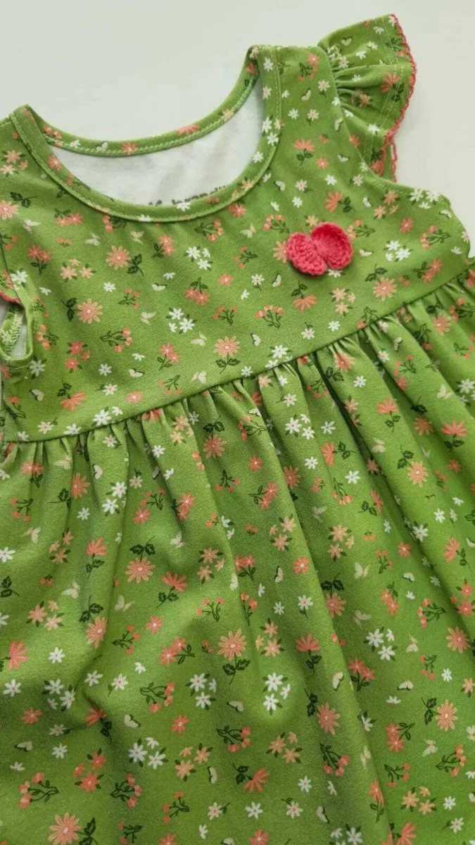 Vestido Brandili Floral com Aplique Crochê - foto 3