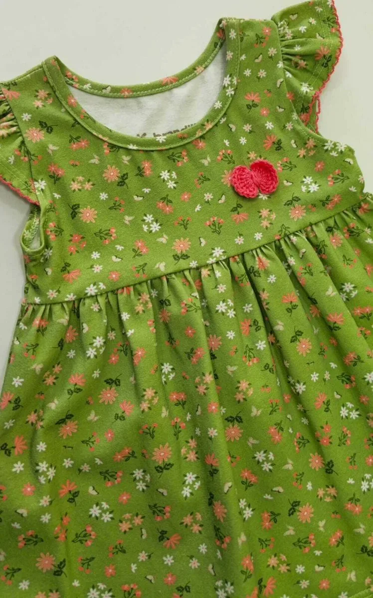 Vestido Brandili Floral com Aplique Crochê - foto 4