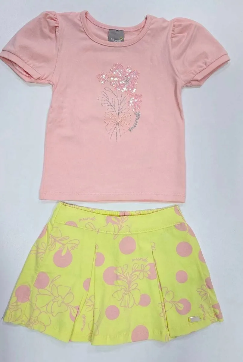 Conjunto Mundi Floral Manga Princesa - foto 2