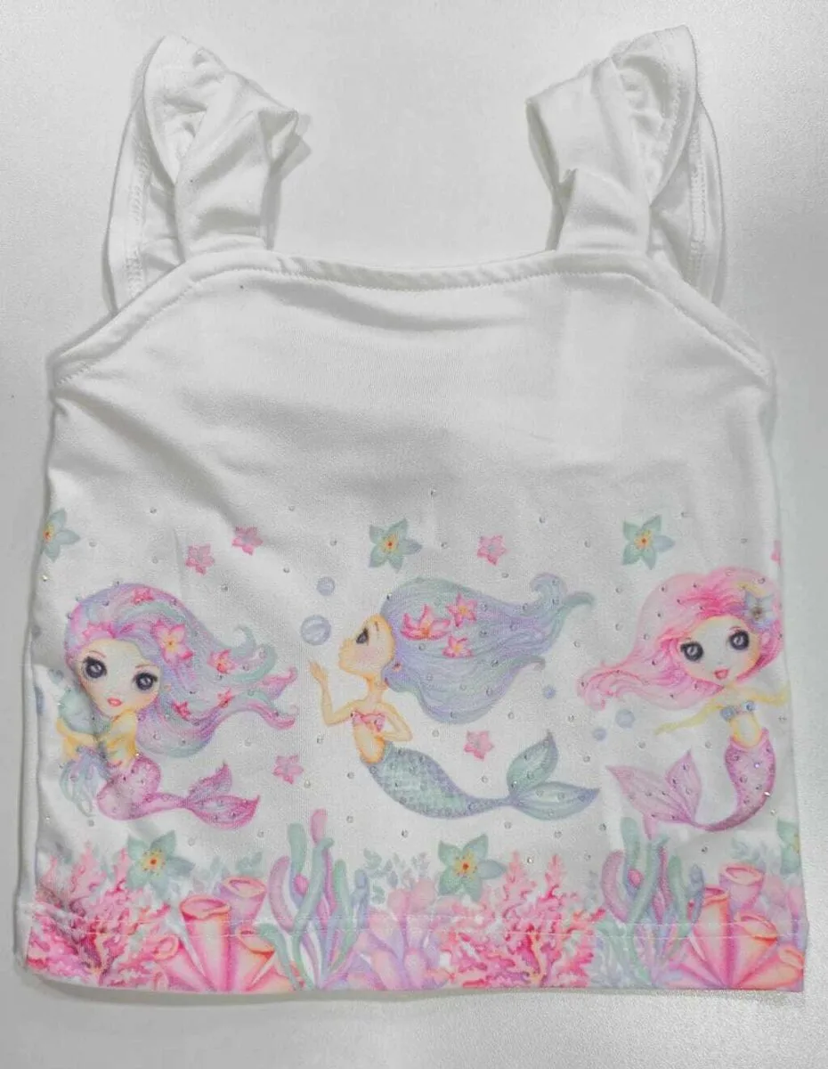 Conjunto Blusa Crepe Sereia e Saia - Menina - Dente DE Leão - foto 3