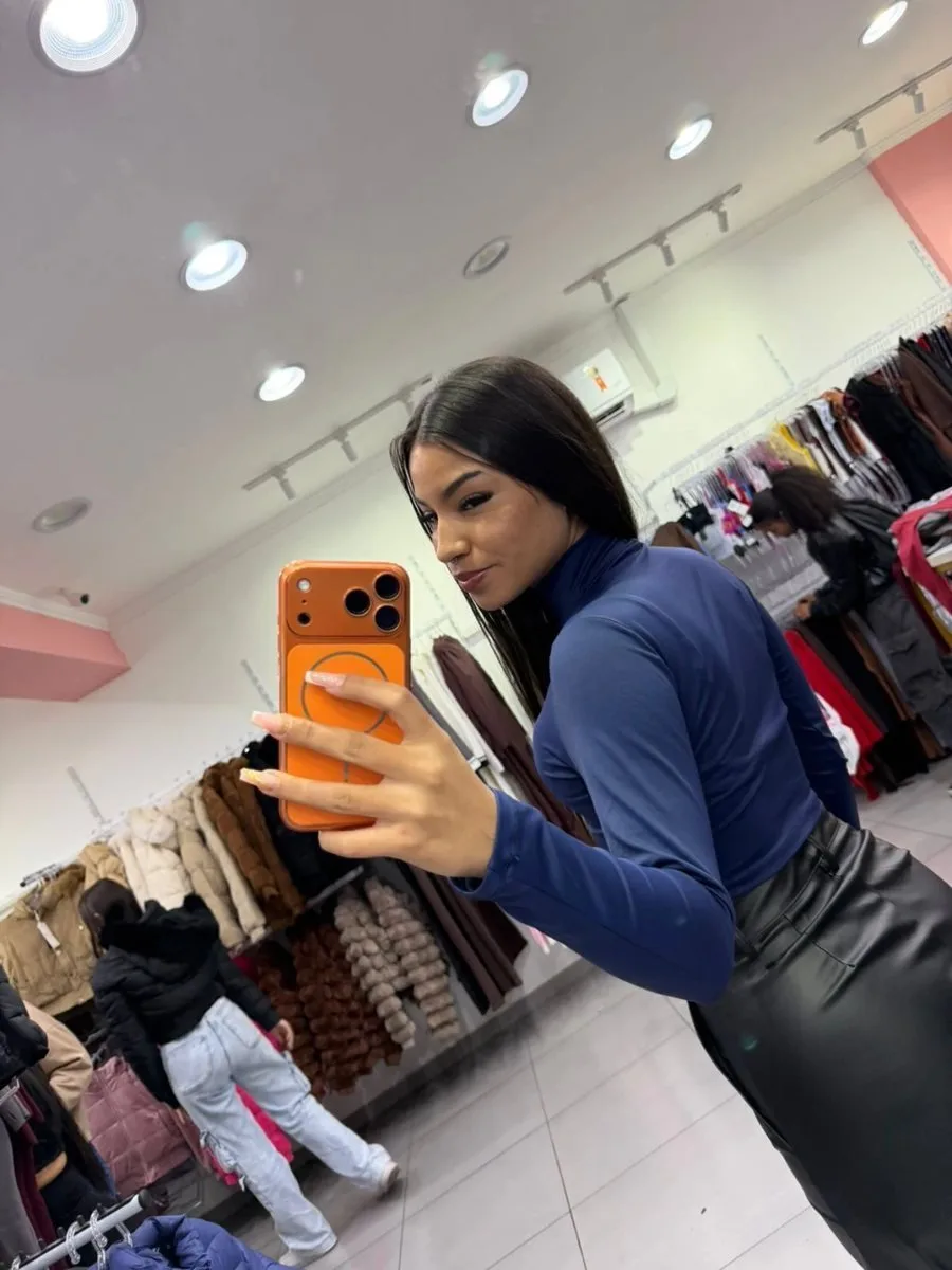 Cropped Luxxo Poliamida Com Gola Azul - foto 2