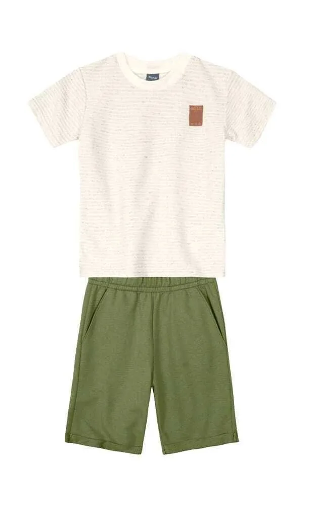 Conjunto Mundi Masculino Safari - Bege - foto 2