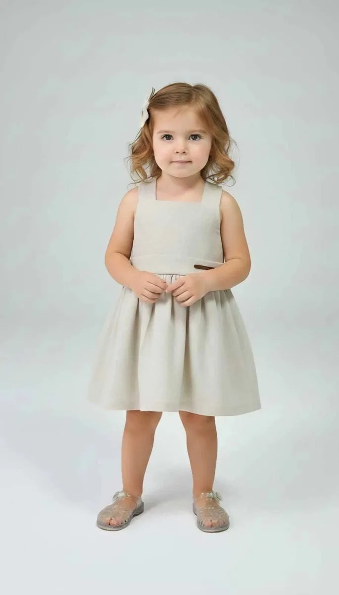 Vestido Jardineira Salopete Renovo Natural MOM - foto 2