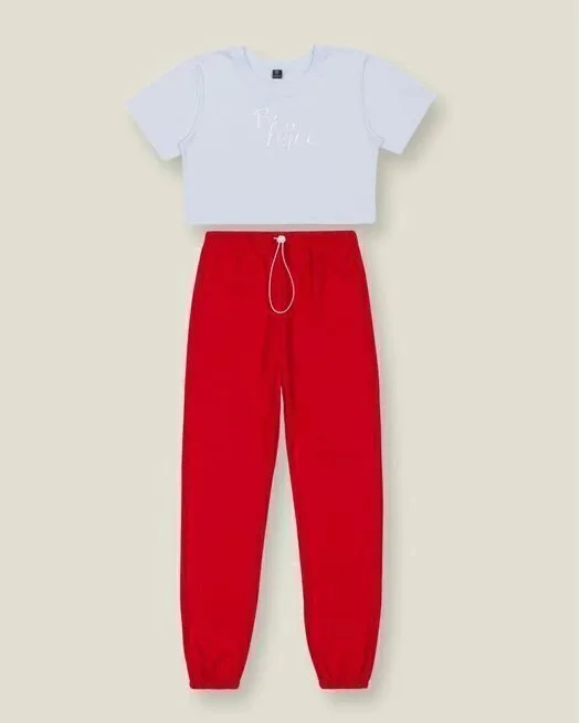 Conjunto Dente DE Leão Cropped e Cala Jogguer - foto 1