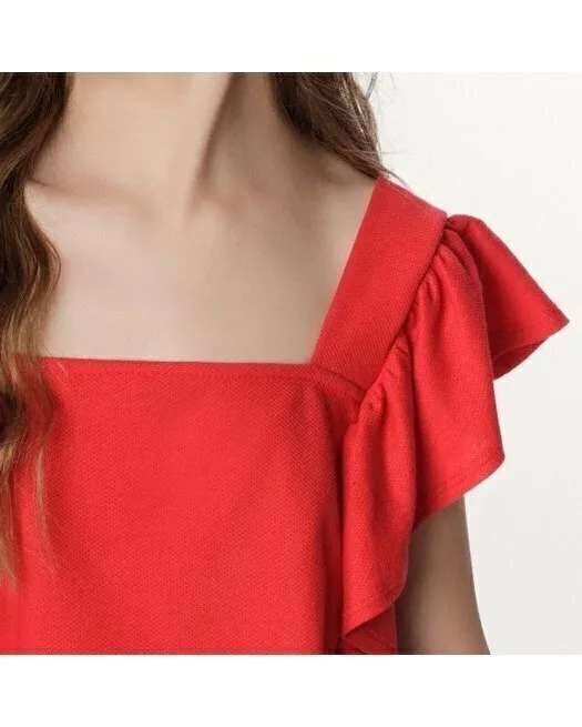 Conjunto Blusa e Saia de Babados - Menina - foto 3