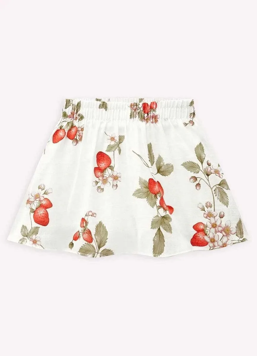 Conjunto Infantil Menina Morango Vermelho- Milon - foto 4
