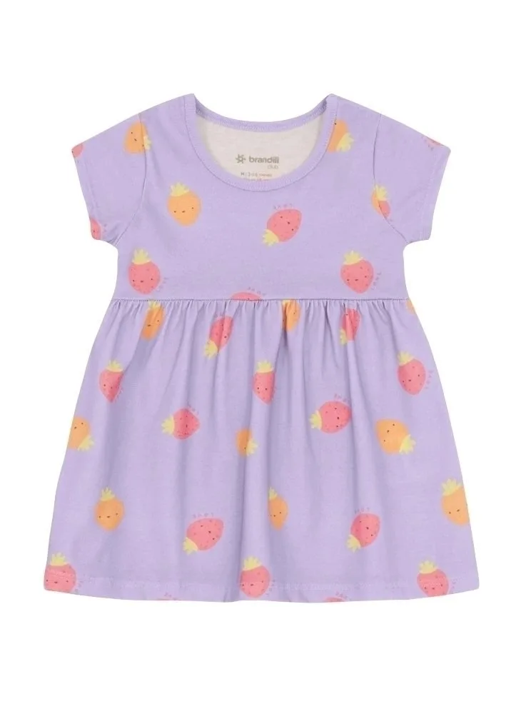 Vestido Brandili Moranguinho/ Coelhinho - Roxo - foto 1