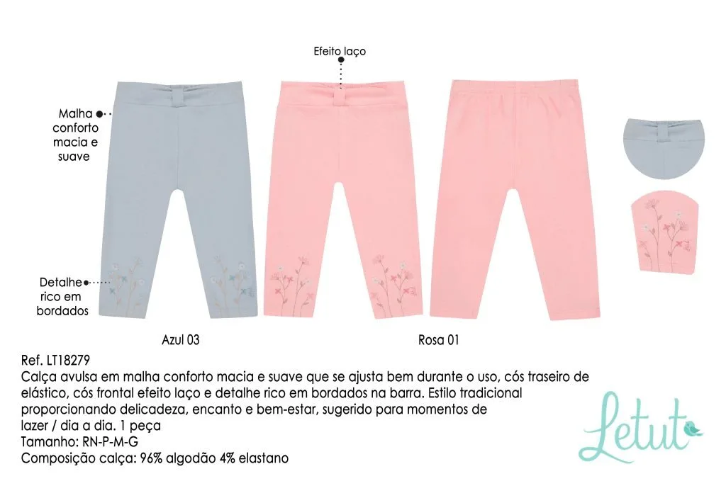 Calça Letut Feminina Baby Meia Estação - foto 3