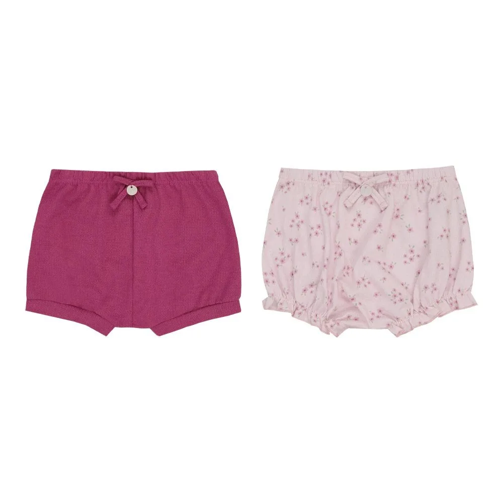 Kit Shorts Tapa Fralda Letut com 2 Unidades - Pink - foto 1