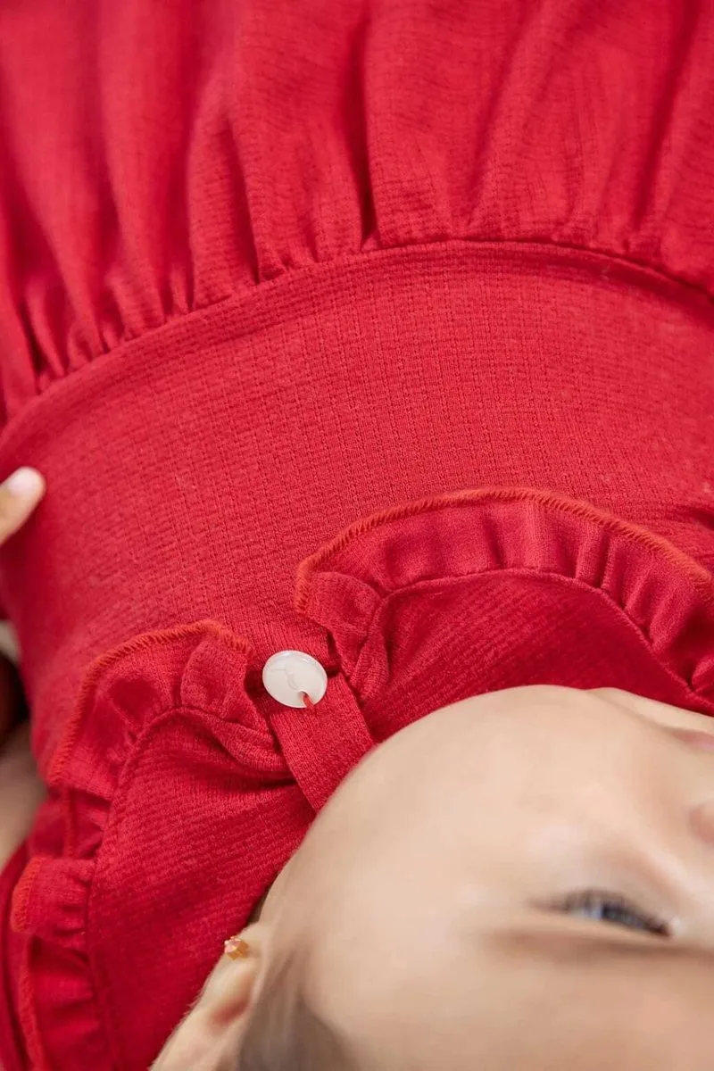 Vestido Letut Vermelho Laço - foto 4