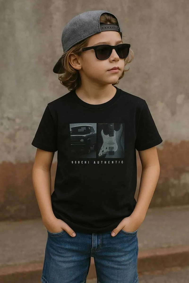 Camiseta Ogochi Infantil Manga Curta Concep - foto 1