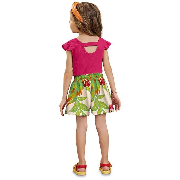 Conjunto Infantil Menina Estampa Nanai - foto 2