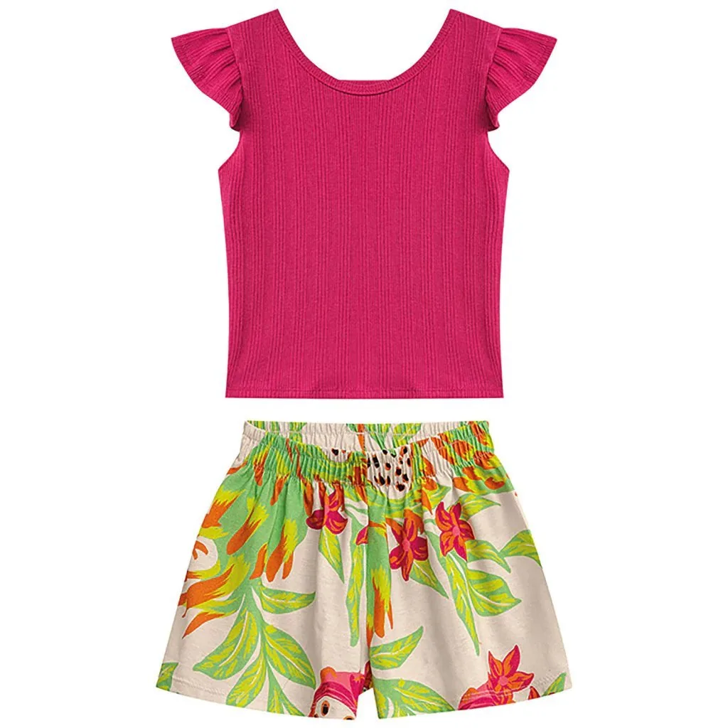 Conjunto Infantil Menina Estampa Nanai - foto 5
