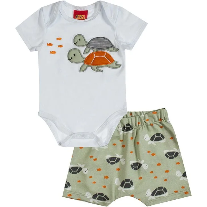 Conjunto Bebê Menino Tartaruga Kyly - foto 2