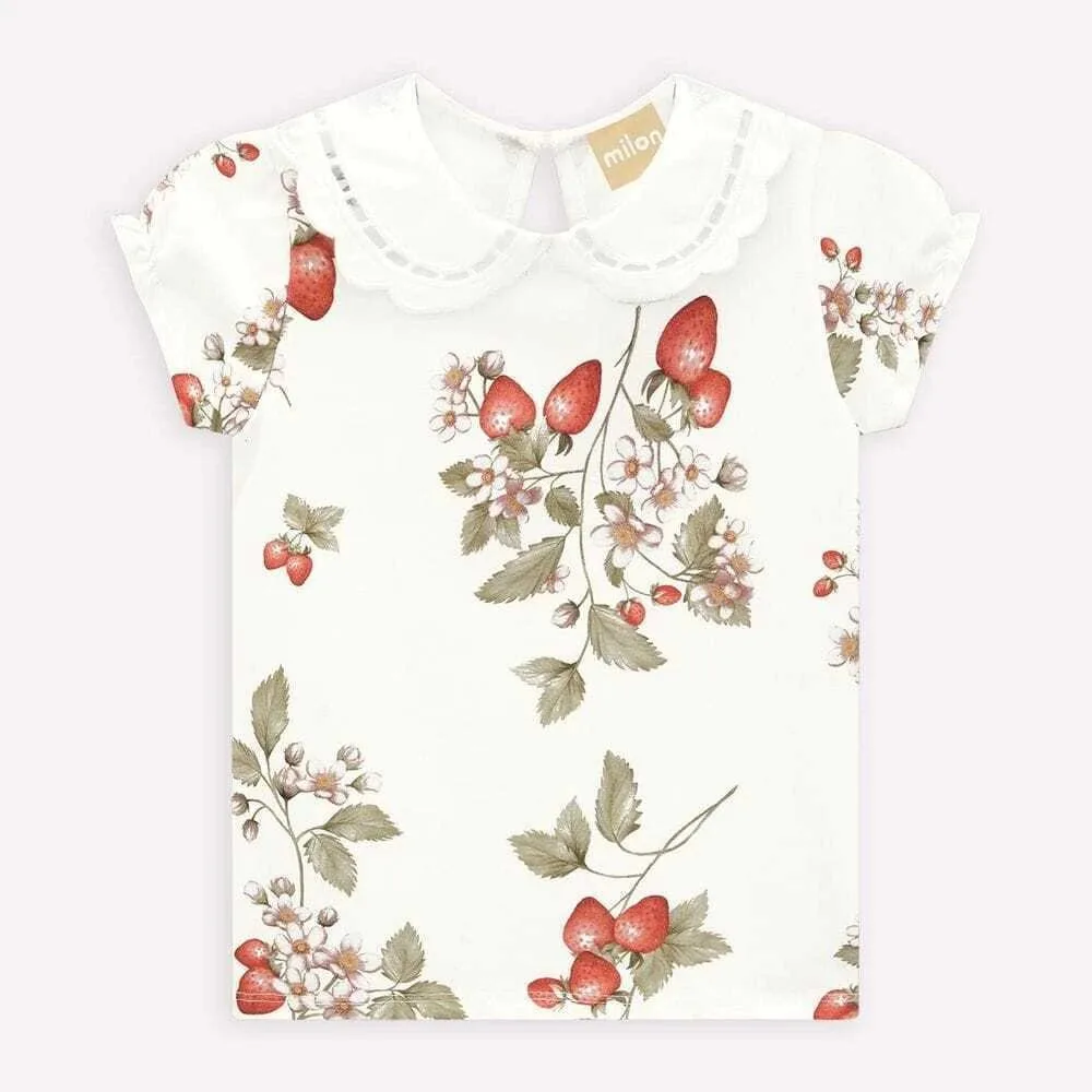Conjunto Infantil Menina Morangos Milon - foto 3