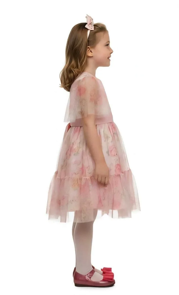 ✨ Vestido de Festa Rosa Floral Málagah - foto 4