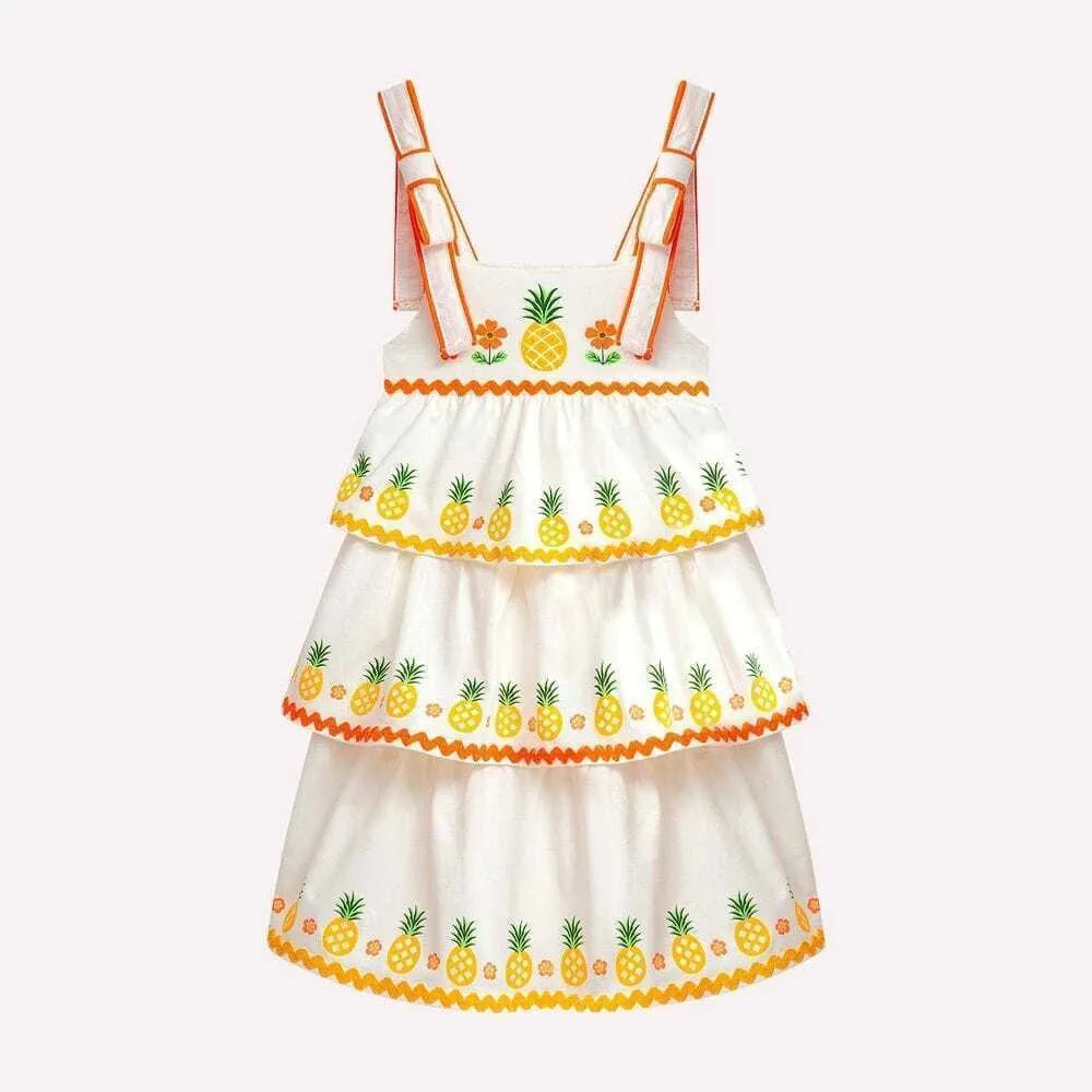 Vestido Infantil Menina Abacaxi Nanai - foto 2
