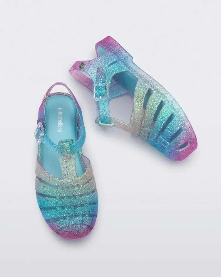 Mini Melissa Possession Glitter Infantil - Azul - foto 1