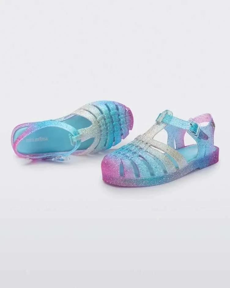 Mini Melissa Possession Glitter Infantil - Azul - foto 2