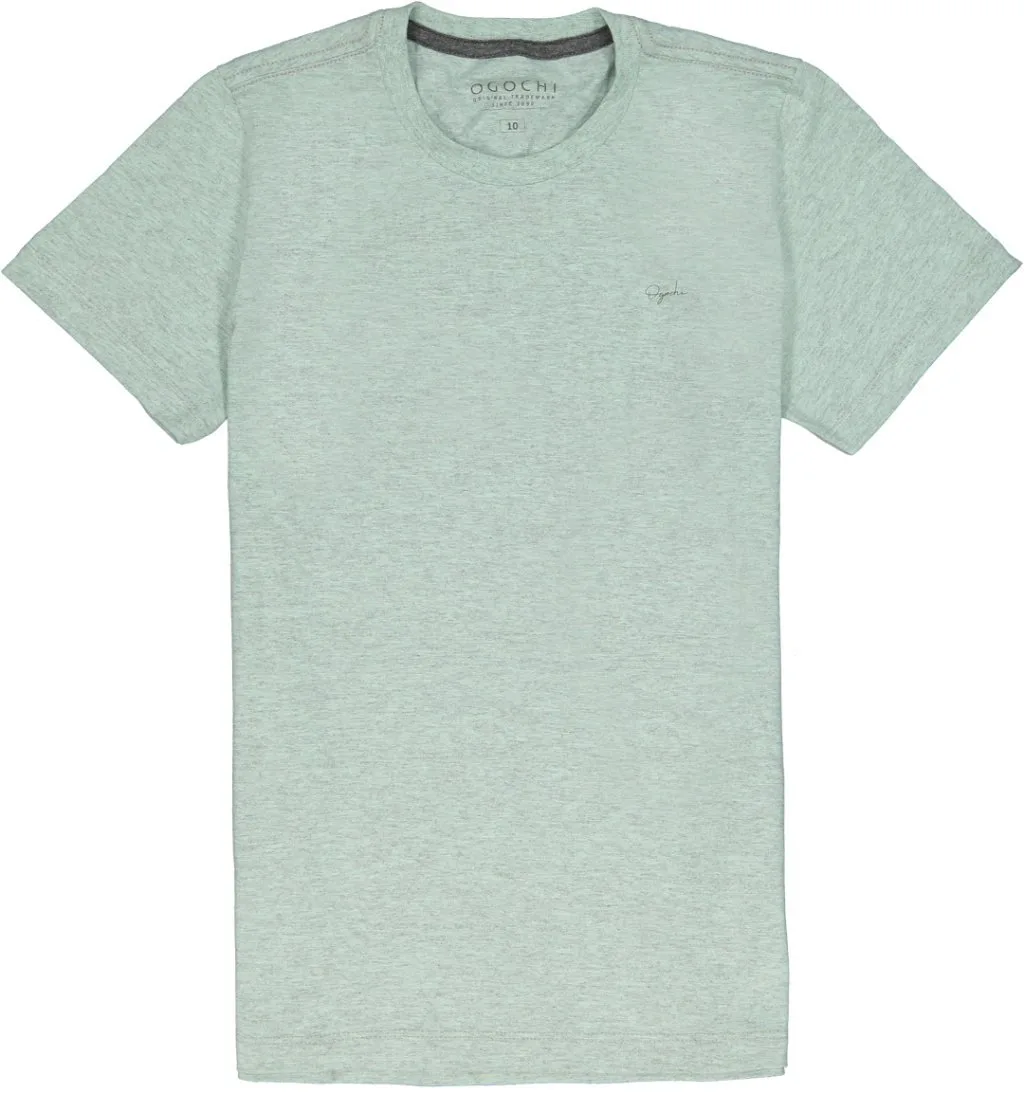 Camiseta Ogochi Infantil Manga Curta Essencial - Verde Claro - foto 1