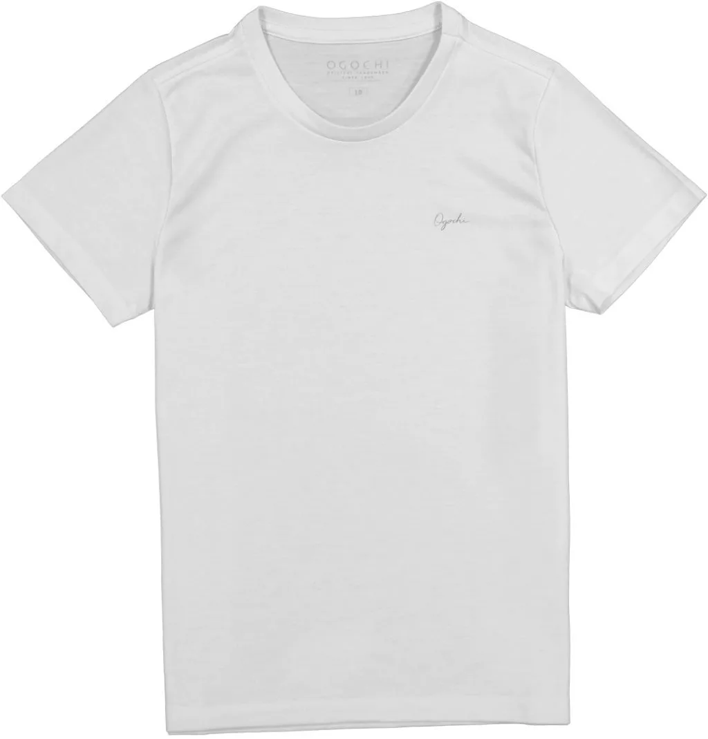 Camiseta Ogochi Infantil Manga Curta Essencial - Branco - foto 1