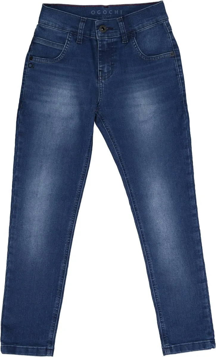 Calça Jeans Ogochi Lavagem Escura - foto 2