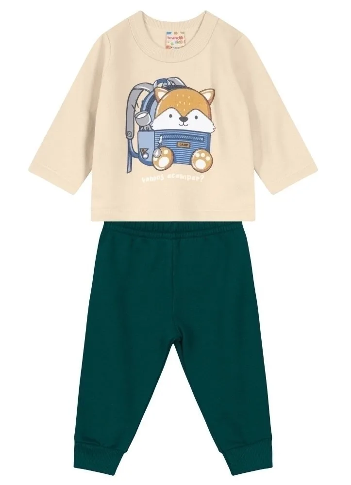 Conjunto Moletom Bebê Menino Brandili - foto 2